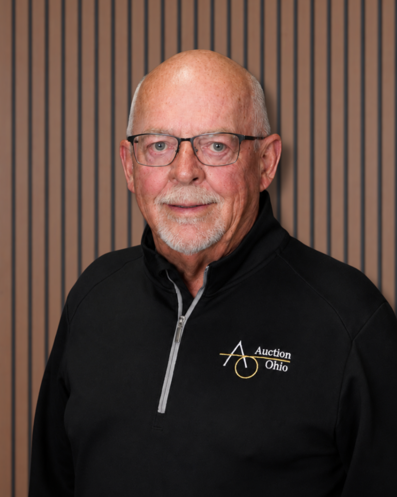 Portrait of older man in black jacket